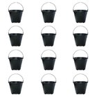 Balde Pedreiro Alça Ferro Pega Mão 12 Lts (24 Peças) - Brasip