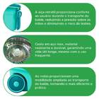 Balde Perfect Mop 360° Giratório Limpeza Geral Esfregão 18l