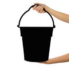 Balde Plástico 8 Litros Preto Sanremo