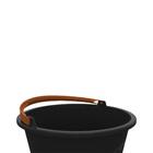 Balde Plástico Para Obra Metasul Preto 12 Litros