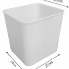 Balde Plastico Para Sorvete 10 Litros S/ Alça E Tampa