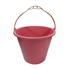 Balde Plástico Rosa 12 Litros - Brasipla