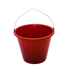 Balde Plástico Vermelho 12 Litros - Brasipla
