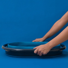 Balde Retrátil Com Alças Oikos Azul