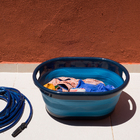 Balde Retrátil Com Alças Oikos Azul