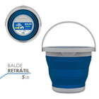 Balde Retrátil De Silicone 5l - Praticidade E Organização