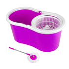 Balde Spin Mop 360 Centrifuga Cesto de Plastico Esfregões + R