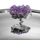 Balde Termico Pequeno Inox Com Pinça E Pedra Drusa