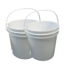 Balde Transparente 10 Litros 02 Pçs