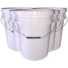 Balde Transparente 20 Litros 05 Peças
