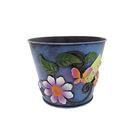 Balde Vaso Enfeite De Ferro Jardim Quintal Varanda Flor Borbo