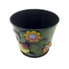 Balde Vaso Enfeite De Ferro Jardim Quintal Varanda Flor Joani