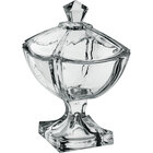 Baleiro Bomboniere Potiche Quadrado Home&co Tampa Vidro 28x17