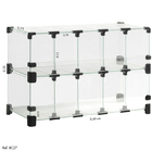 Baleiro Comercial Modulado Em Vidro - 0,50 X 0,30 X 0,15