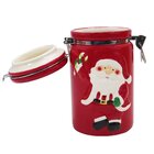 Baleiro Enfeite Natal Pote Natalino Papai Noel Cerâmica 19,5cm