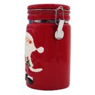 Baleiro Enfeite Natal Pote Natalino Papai Noel Cerâmica 19,5cm