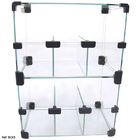 Baleiro Expositor Modulado Em Vidro - 0,30 X 0,40 X 0,20