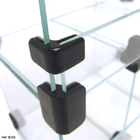 Baleiro Expositor Modulado Em Vidro - 0,30 X 0,45 X 0,15