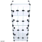 Baleiro Expositor Modulado Em Vidro - 0,30 X 0,80 X 0,20