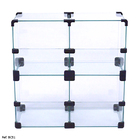 Baleiro Expositor Modulado Em Vidro - 0,40 X 0,40 X 0,20