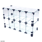 Baleiro Expositor Modulado Em Vidro - 0,50 X 0,30 X 0,20