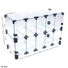 Baleiro Expositor Modulado Em Vidro - 0,50 X 0,30 X 0,20