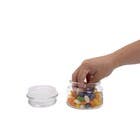 Baleiro Transparente de Vidro 350ml 10x10 Mozcada