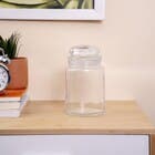Baleiro Transparente de Vidro 800ml 10x17 Mozcada