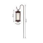 Balizador Alumínio Toscana Marrom IP44