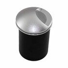 Balizador Ascoli Redondo Escovado Led 3w 30° Luz Quente 9619