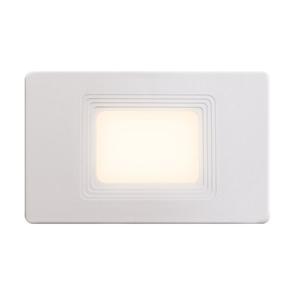 Balizador Branco Embutir Parede E Escada Caixa 4x2 + Led 5w B