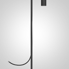 Balizador De Chão Luminária Jardim Espeto Foco Preto 80cm