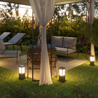 Balizador de Chão Sobrepor Preto Alumínio IP44 Ideal