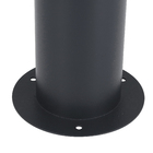 Balizador de Chão Sobrepor 1 Lâmpada Preto e Branco Alumínio IP44 Milda Inspire