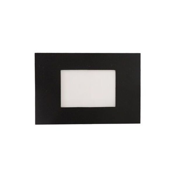 Balizador De Embutir Escada Parede 4x2 Alumínio Preto Rl