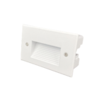 Balizador De Embutir Retangular Branco Ip65 Led 3w 3000k Bivo