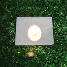 Balizador De Embutir Solo Piso Quadrado Branco Led 2w 3000k B