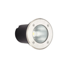 Balizador De Embutir Solo Redondo Ip66 Led 7w Verde Bivolt