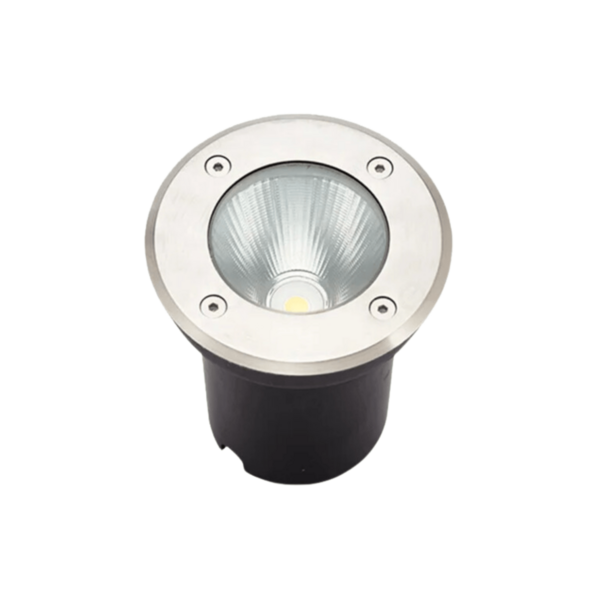 Balizador De Embutir Solo Redondo Ip67 Led 10w 3000k Bivolt