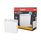 Balizador De Parede Branca Arandela 2 Fachos 3000k