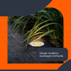 Balizador De Solo Led Chão Piso Jardim 1w Embutir Blindado Ve