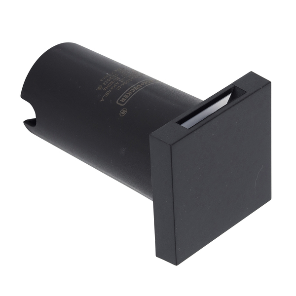 Balizador Quadrado de Embutir Com LED Externo Side Preto Luz Amarela 0,5W IP67 Black+Decker