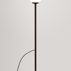 Balizador Espeto Luminária De Jardim Globo Vidro Marrom 80cm