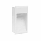 Balizador Frankfurt Retangular Metal Branco Bivolt