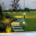 Balizador Garten Sobrepor Alumínio E27 Preto Fosco IP54 Blumenau Iluminação