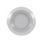Balizador LED de Chão Cob Preto Plástico 0,5W Luz Branca IP67 Bivolt Gaya