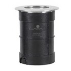 Balizador LED de Chão Cob Preto Plástico 4W Luz Amarela IP67 Bivolt Gaya