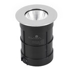Balizador LED de Chão Cob Preto Plástico 4W Luz Branca IP67 Bivolt Gaya