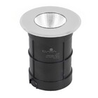 Balizador LED de Chão Cob Preto Plástico 6W Luz Amarela IP67 Bivolt Gaya