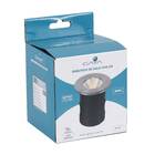 Balizador LED de Chão Cob Preto Plástico 6W Luz Amarela IP67 Bivolt Gaya